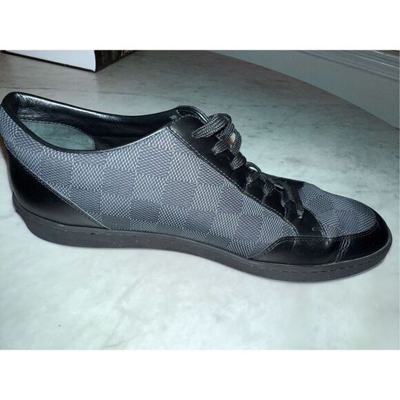Louis Vuitton damier graphite sneakers offshore size 8 - Picture 11 of 15